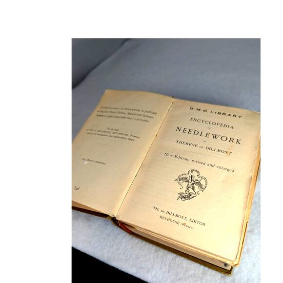 Encyclopedia 0f Needlework Dillmont needs rebinding c1900.Has inscription - Picture 7 of 9
